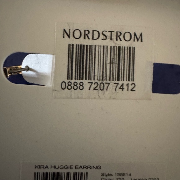 NEW Tory Burch Gold Hoop Earrings - Picture 6 of 7